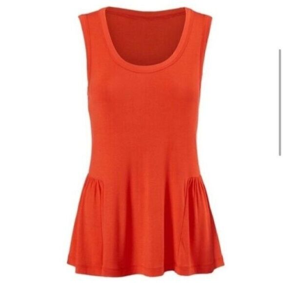 Cabi #5402 Hangout Tank in Orange Size S - Picture 2 of 5